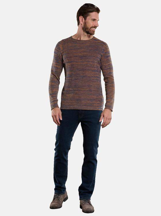 engbers Herren Pullover meliert Orange 34130