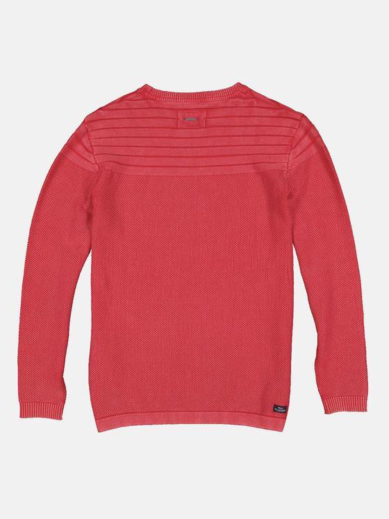 engbers Herren Pullover strukturiert Rot 34134