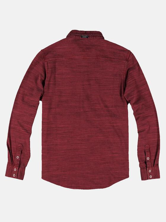 engbers Herren Poloshirt mit geflammter Optik Karminrot 30264