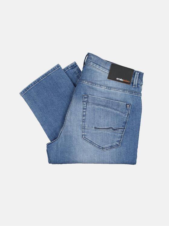 emilio adani Herren Jeans mit authentischer Waschung Blau 33505