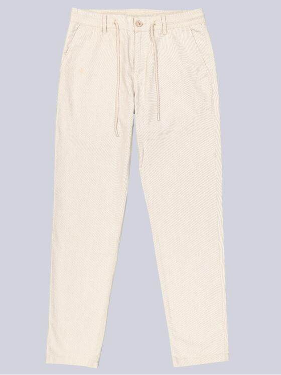 ENGBERS GERMANY Herren Chino mit Leinenanteil Beige 38860