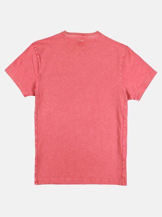 engbers Herren V-Neck T-Shirt Lachsrot 29805