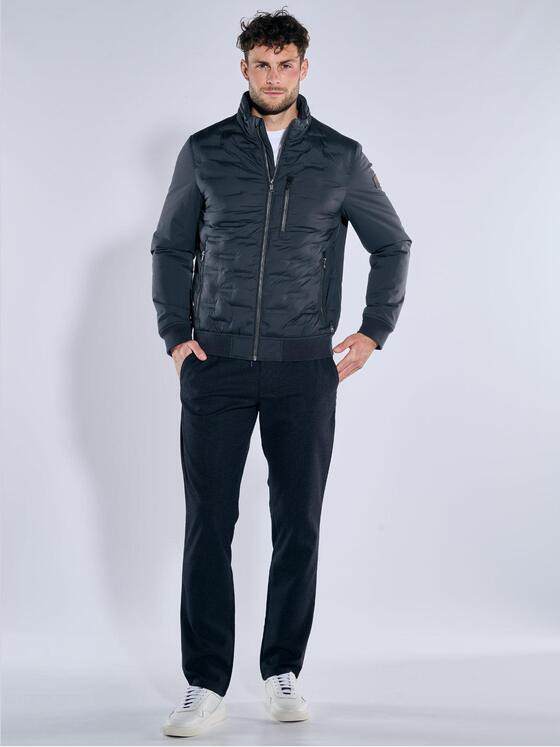 emilio adani Herren Steppjacke regular Blau 39089