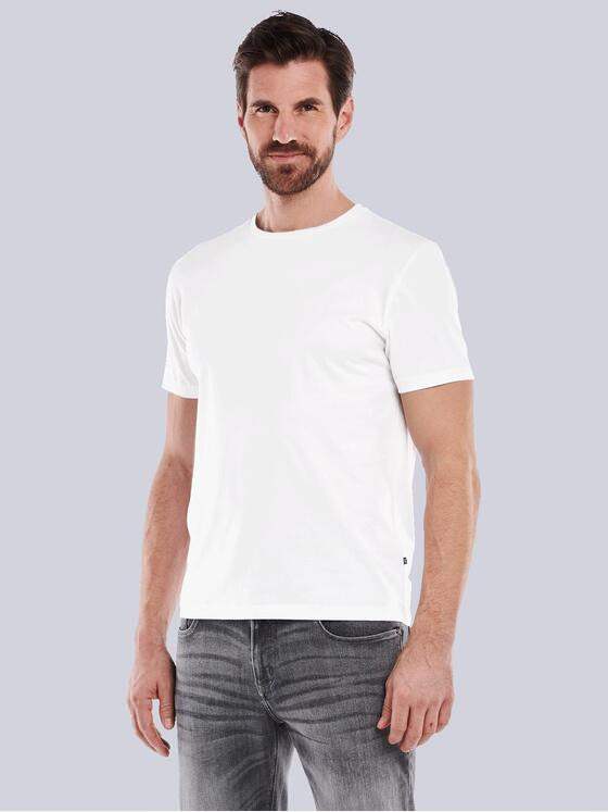 ENGBERS GERMANY Herren T-Shirt aus Supima Baumwolle Weiß 34683
