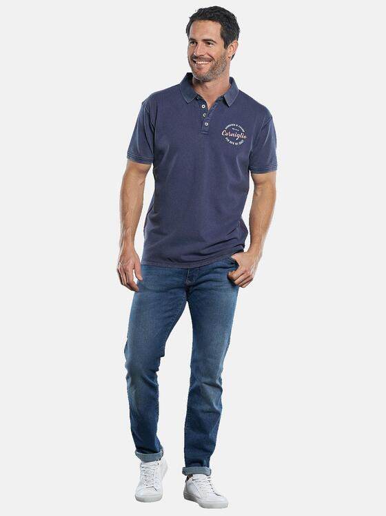 engbers Herren Poloshirt Saphirblau 29808