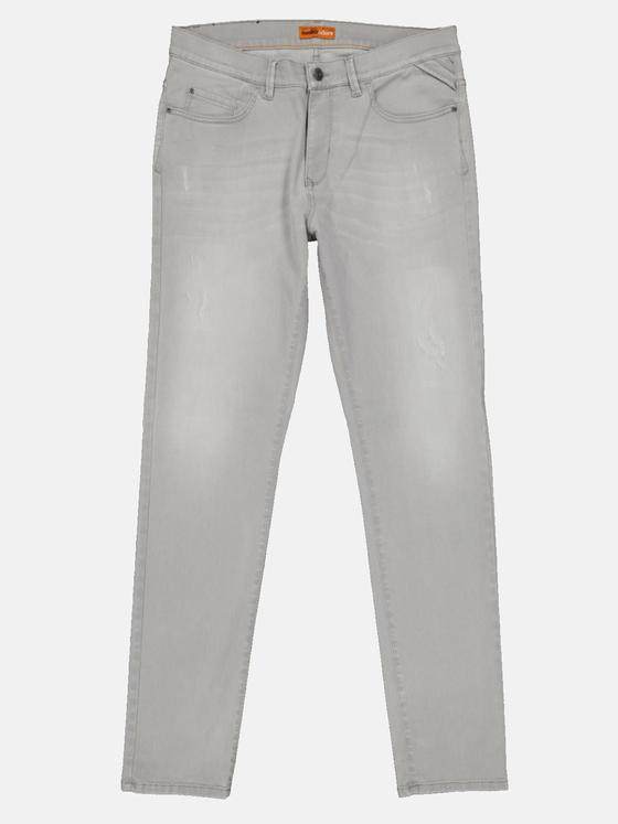 emilio adani Herren Super-Stretch-Jeans slim fit Grau 35227