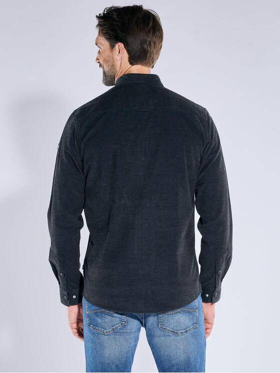 engbers Herren Overshirt strukturiert Saphirblau 39649