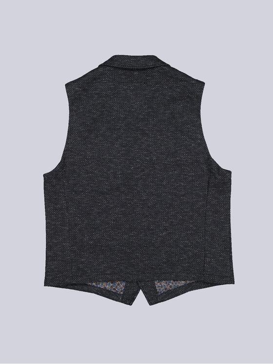 engbers Herren Sakko-Weste meliert Schwarz 35464