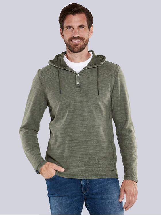 engbers Herren Langarm-Shirt uni Grün 35675
