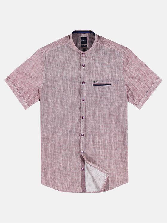 engbers Herren Hemd uni Weinrot 30090