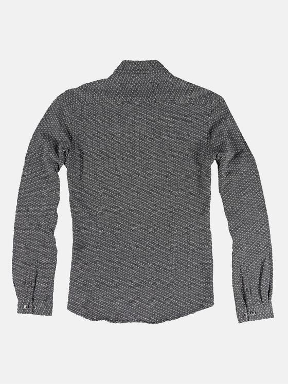 emilio adani Herren Hemd langarm Schwarz 31868