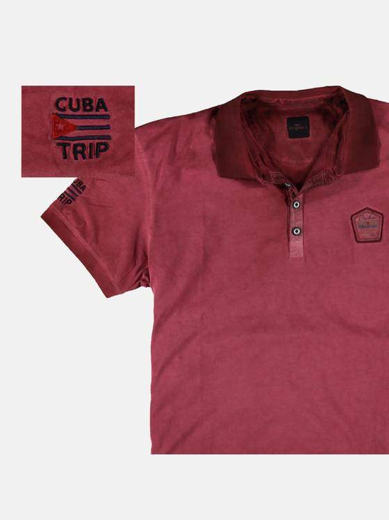 engbers Herren Poloshirt Rubinrot 23409