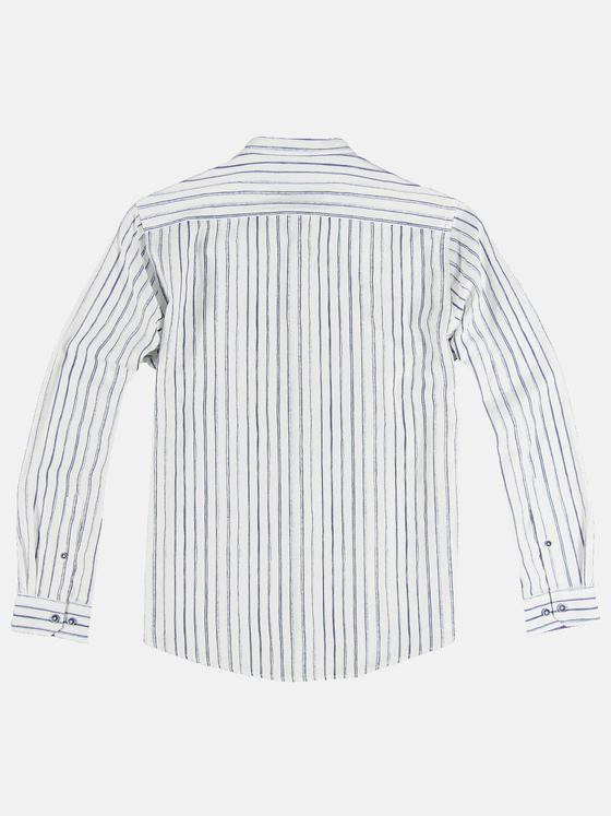 engbers Herren Hemd gemustert Naturweiss 31566