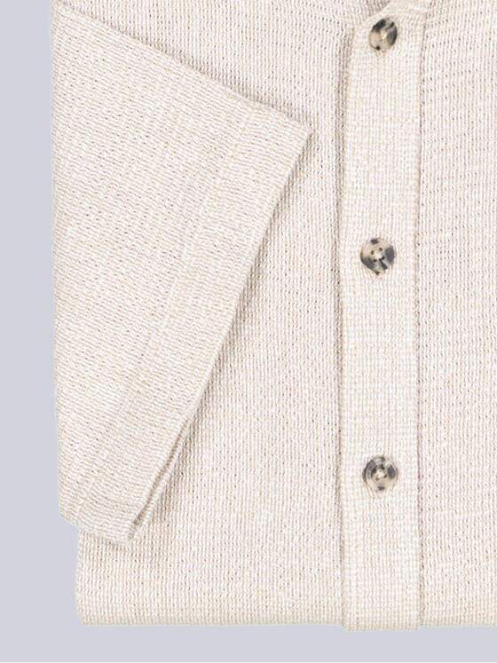 engbers Herren Kurzarm-Hemd uni Beige 38907