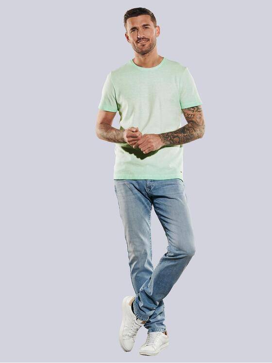 emilio adani Herren T-Shirt regular Türkis 35078