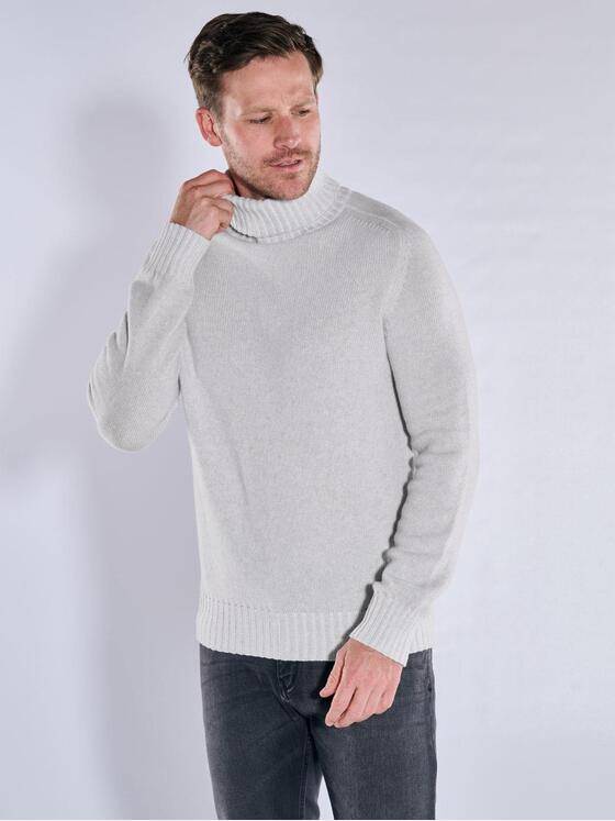 ENGBERS GERMANY Herren Pullover mit Kaschmiranteil Silbergrau 38143