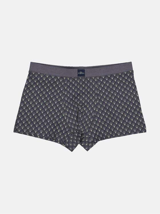 engbers Herren Boxershorts gemustert Granitgrau 33956