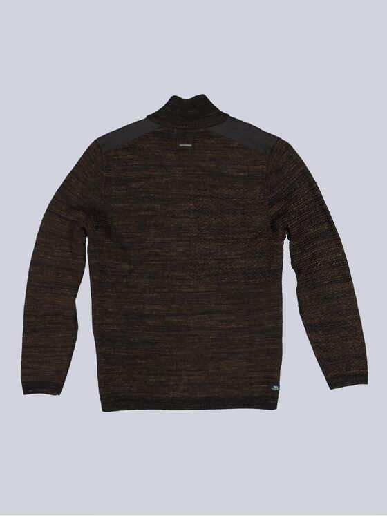 engbers Herren Cardigan uni Braun 35854