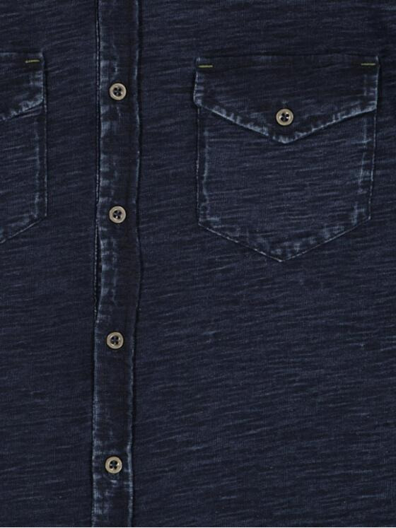 engbers Herren Hemd uni Blau 32816
