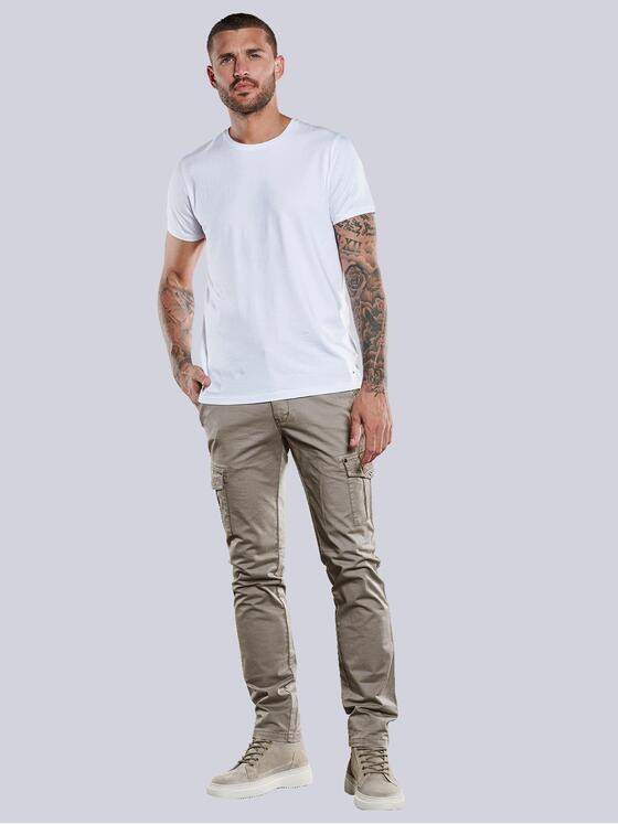 emilio adani Herren Cargo-Hose Braun 33323