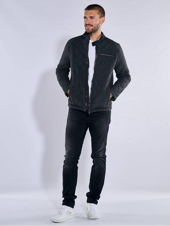 emilio adani Herren Funktionsjacke regular Schwarz 37417