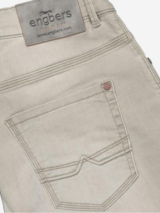 engbers Herren Super-Stretch-Jeans regular Beige 37201