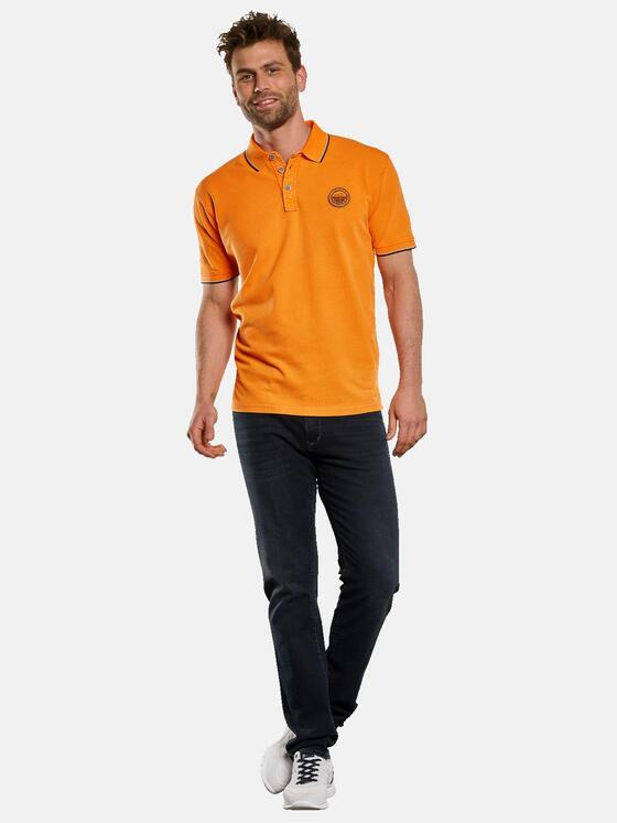 engbers Herren Polo-Shirt uni Orange 33134