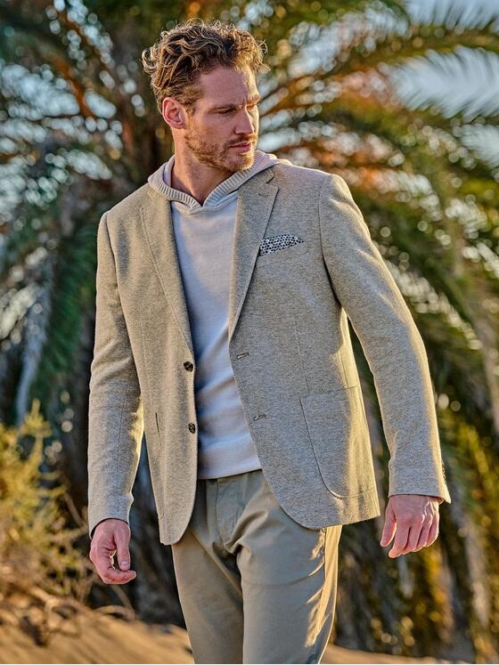 engbers Herren Freizeit-Sakko regular Beige 36363