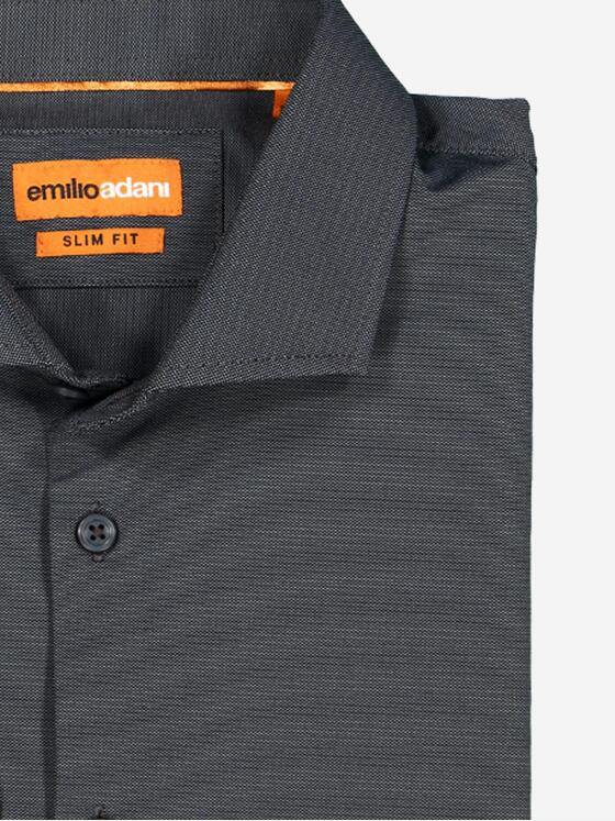 emilio adani Herren Funktions-Hemd langarm Grau 37996