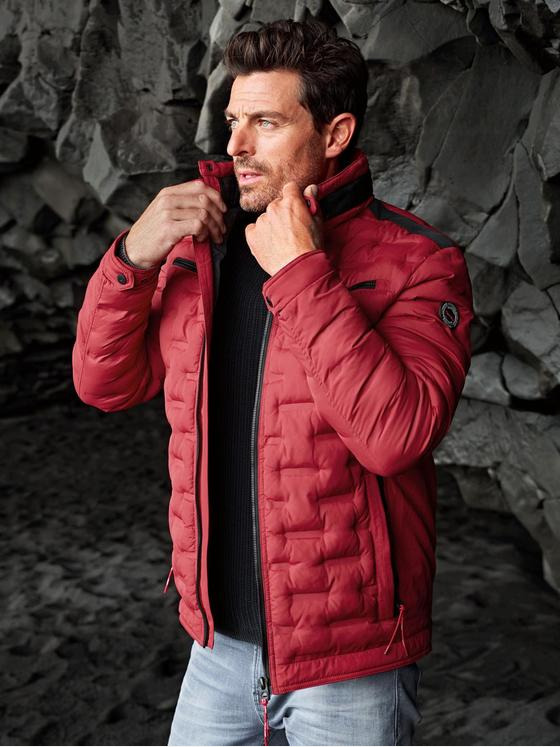 engbers Herren Steppjacke regular Rot 35245