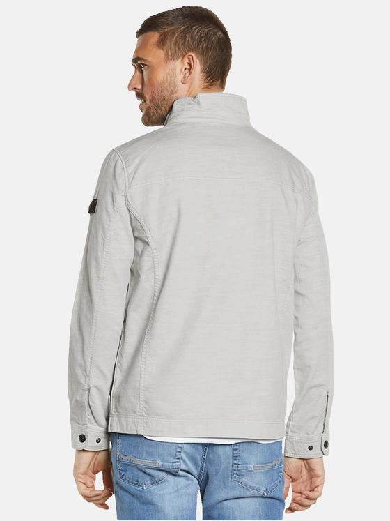 emilio adani Herren Übergangsjacke mit Leinenanteil Grau 34448