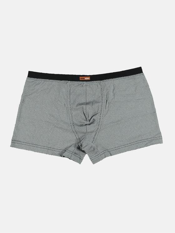 emilio adani Herren Boxershorts mit Minimalprint Grau 31440
