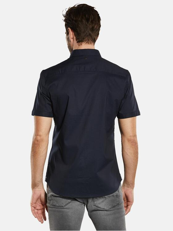 engbers Herren Kurzarm-Hemd "My Favorite" Blau 34372