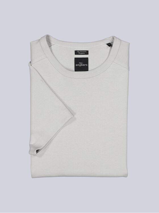 engbers Herren Basic-Shirt My Favorite organic Silbergrau 35694