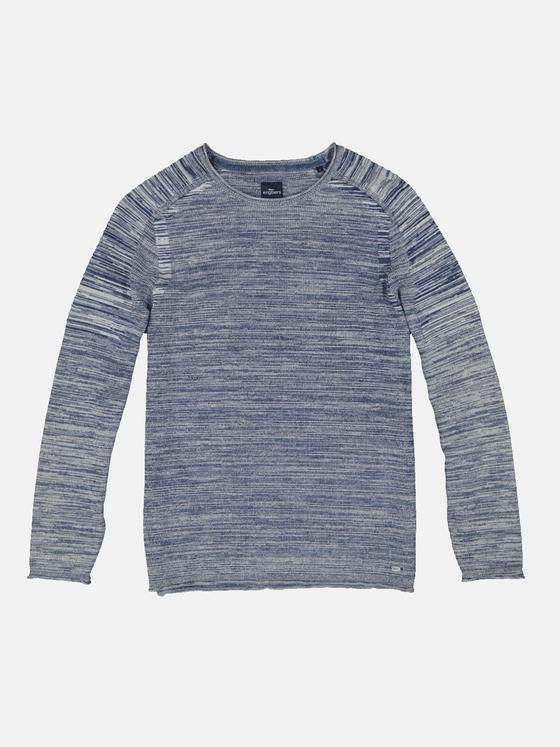 engbers Herren Pullover meliert Blau 34131
