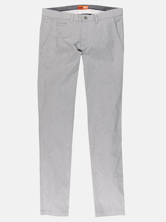 emilio adani Herren softe Chino aus italienischer Grundware Grau 29264