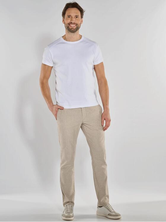 engbers Herren Chino mit Tunnelzug Weiß 36660