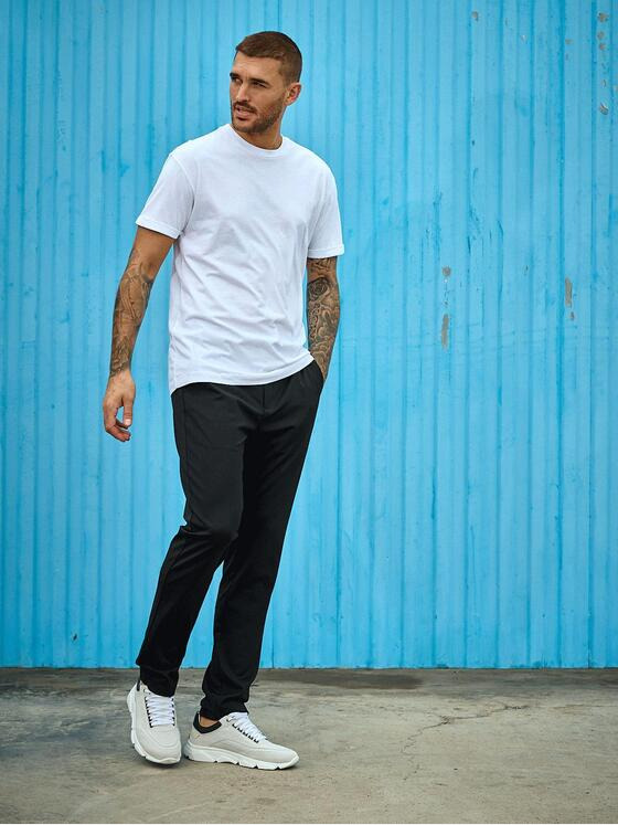 emilio adani Herren T-Shirt "My Favorite" slim fit Weiß 36231