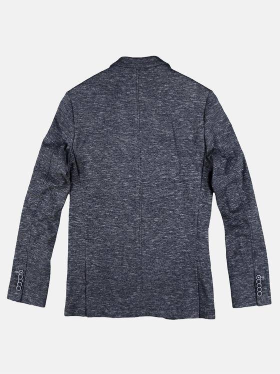 emilio adani Herren hochelastisches Sakko mit Minimalmuster Blau 29193