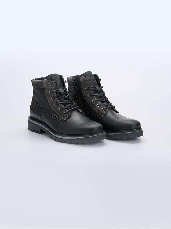 engbers Herren Boots aus Leder Schwarz 37768