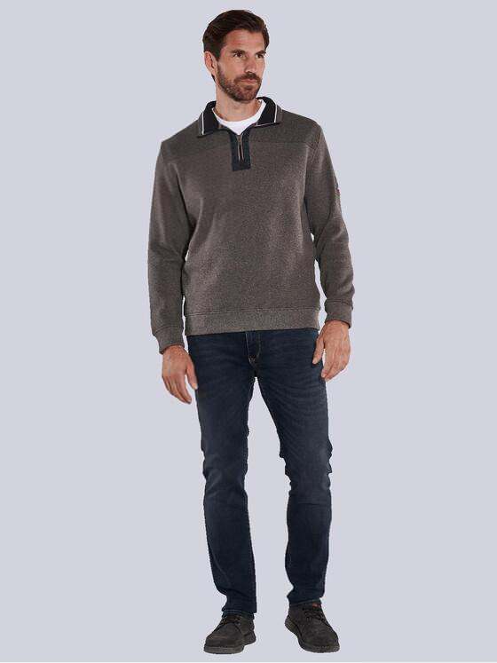 engbers Herren Sweatshirt uni Braun 35650