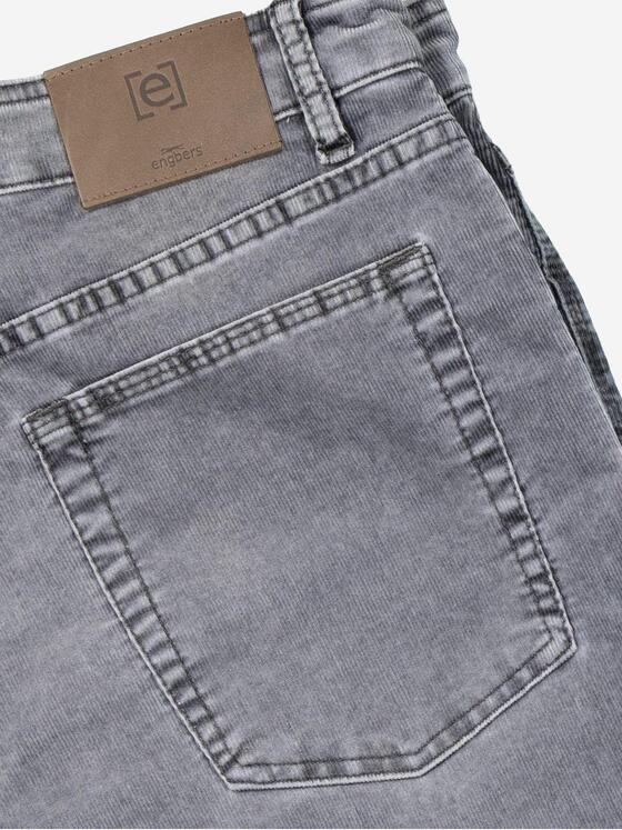 engbers Herren 5-Pocket-Hose regular Grau 37524