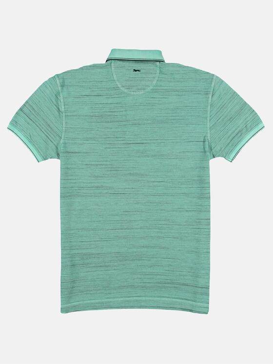 engbers Herren Poloshirt in melierter Optik Mint 29787