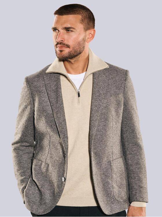 emilio adani Herren Freizeit-Sakko slim fit Braun 35568