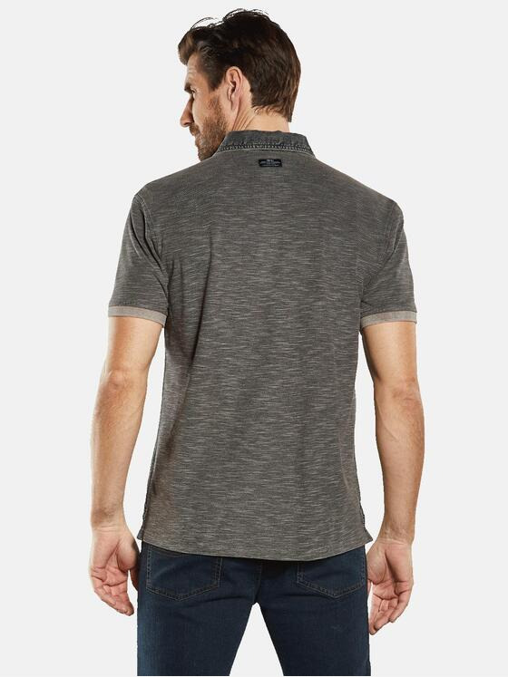 engbers Herren Polo-Shirt gemustert Braun 34530