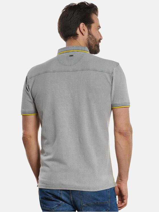 engbers Herren Poloshirt mit Neondetails Silbergrau 32797
