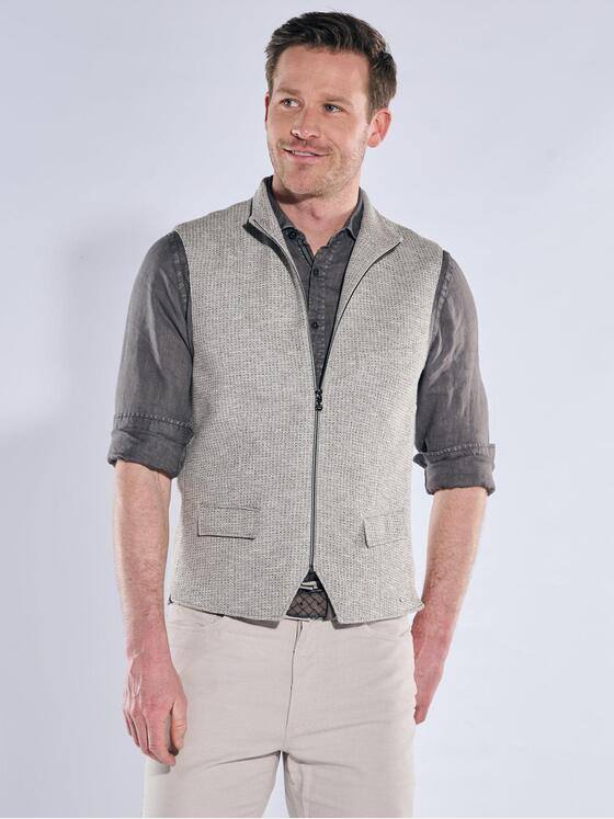 engbers Herren Weste Braunbeige 40297