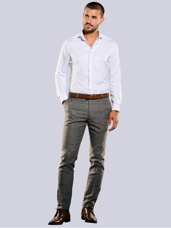 emilio adani Herren Anzug-Hose slim fit Braun 35382