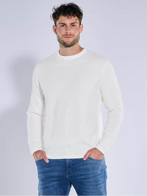 engbers Herren Pullover regular Naturweiss 39122