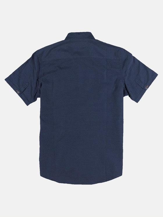 emilio adani Herren Hemd kurzarm Blau 31321